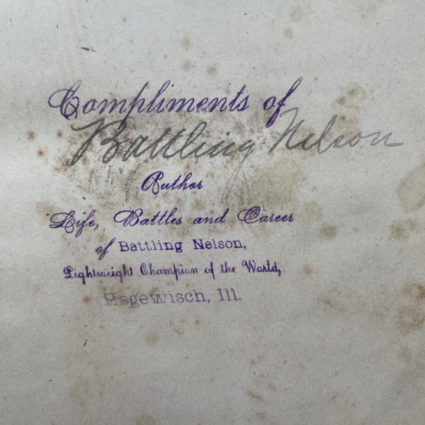battling nelson life battles and career of battling nelson signed first ed2