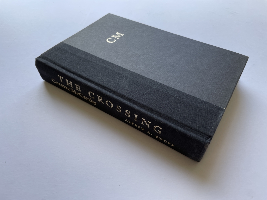 cormac mccarthy the crossing first edition3