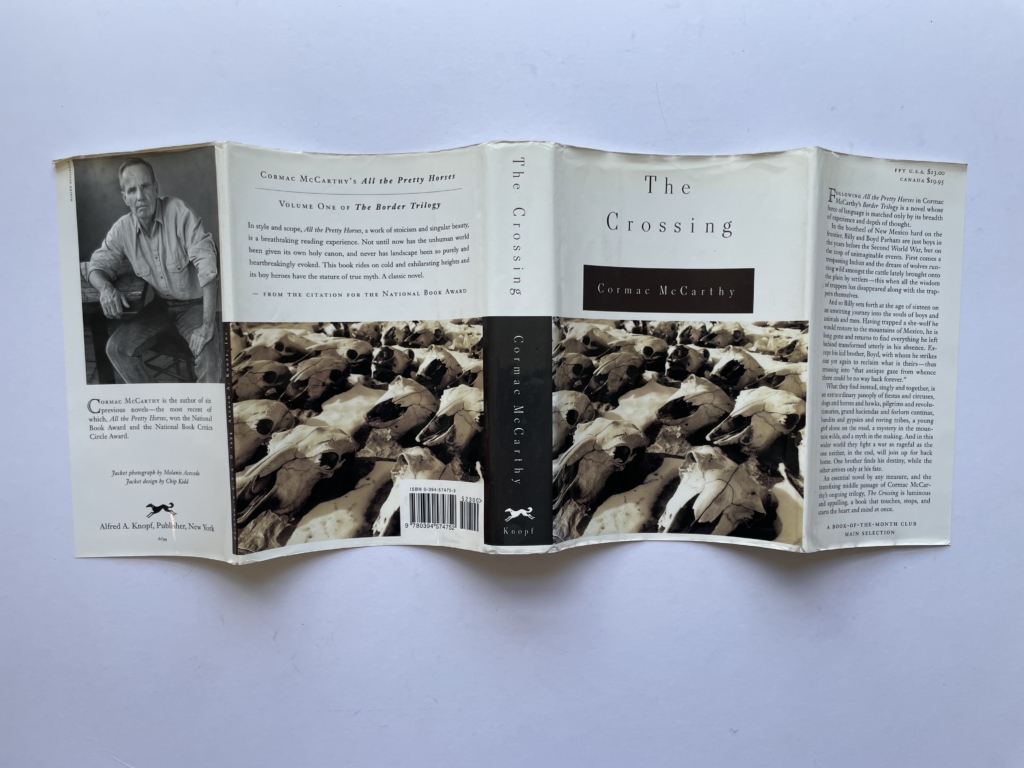 cormac mccarthy the crossing first edition4