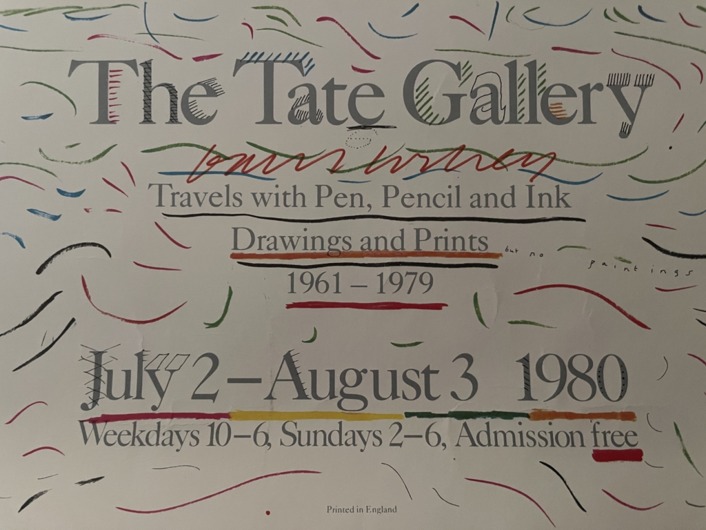david hockney signed poster 2
