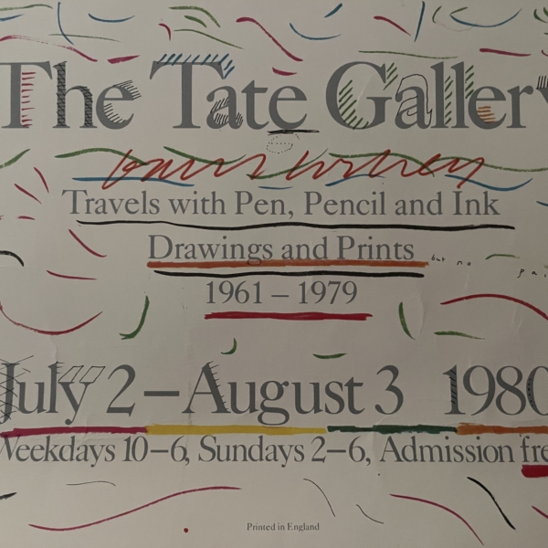 david hockney signed poster 2