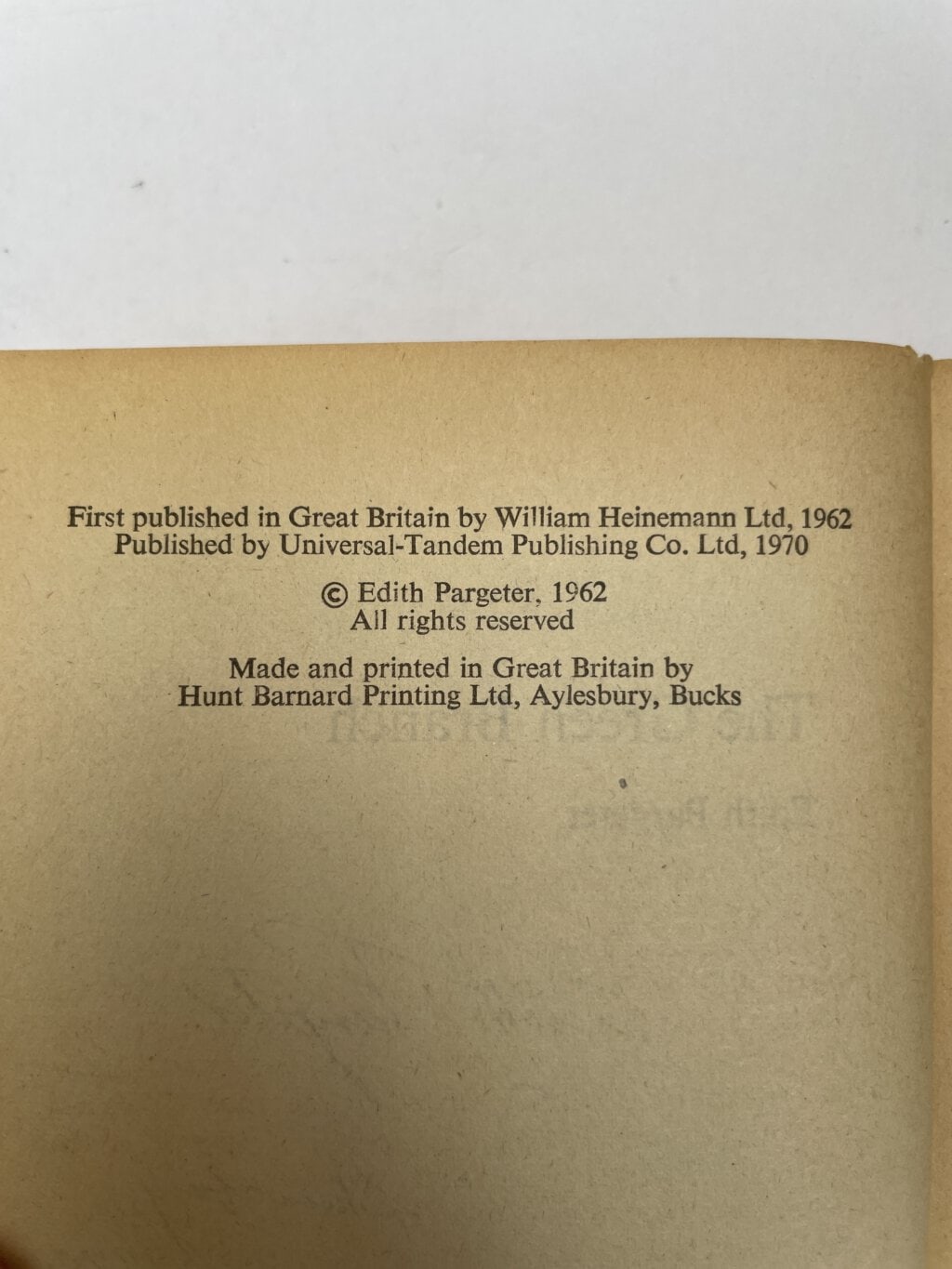 edith pargetter the green branch signed 1st 3