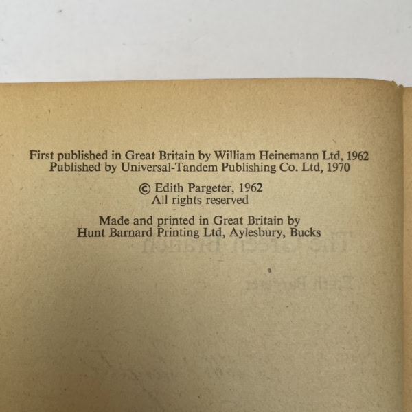 edith pargetter the green branch signed 1st 3