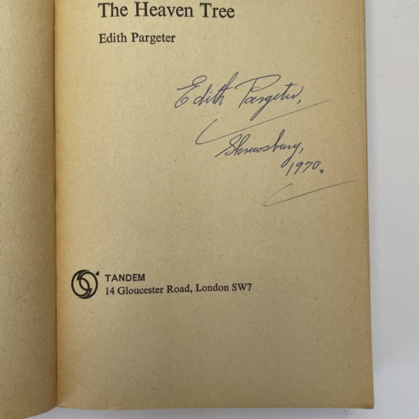 edith pargetter the heaven tree signed 1st 2