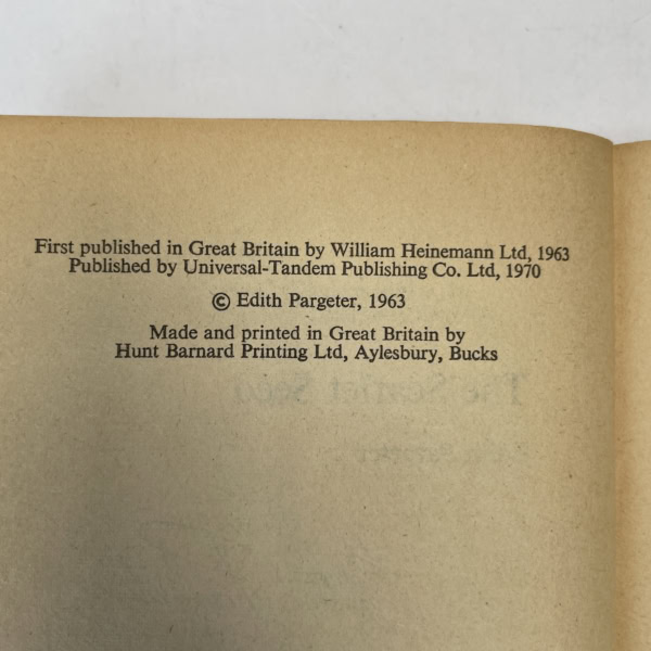edith pargetter the scarlet seed signed 1st 3