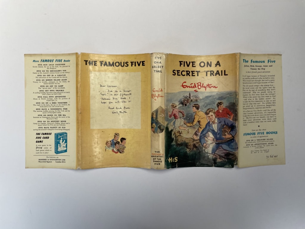 enid blyton five on a secret trail first ed4