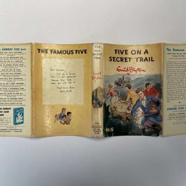 enid blyton five on a secret trail first ed4