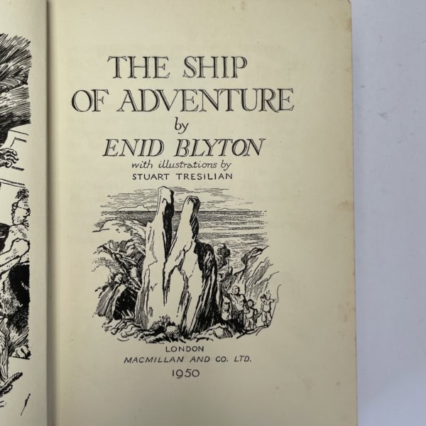 enid blyton the ship of adventure first ed2