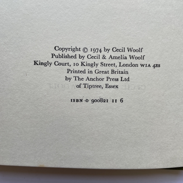 frederick wolfe baron corvo first edition2