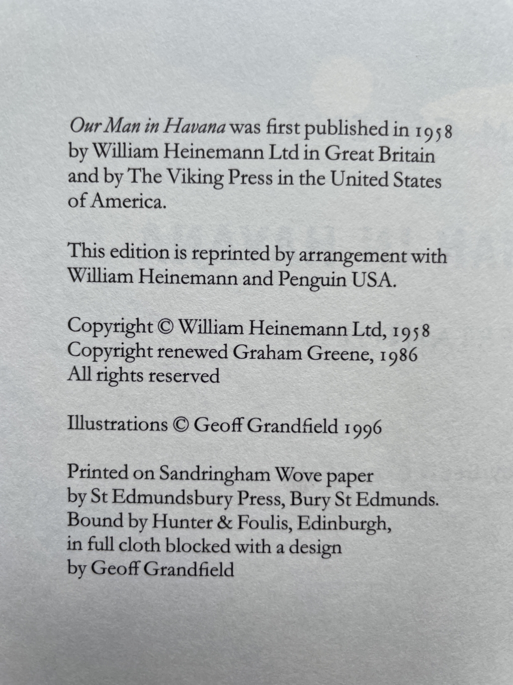 graham greene folio set4