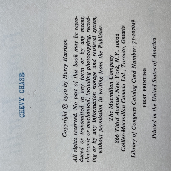 harry harrison one step from earth signed first ed3