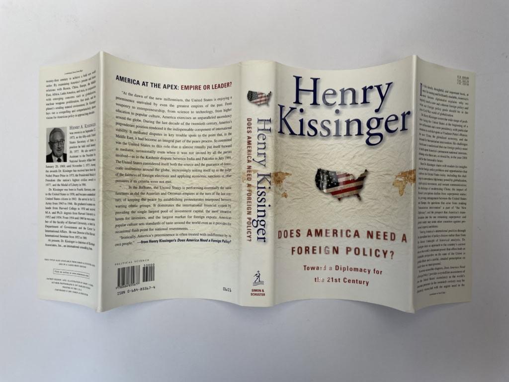 henry kissinger does america need a foreign policy signed first ed5