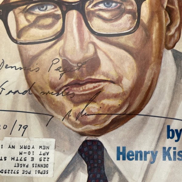 henry kissinger signed time magazine2