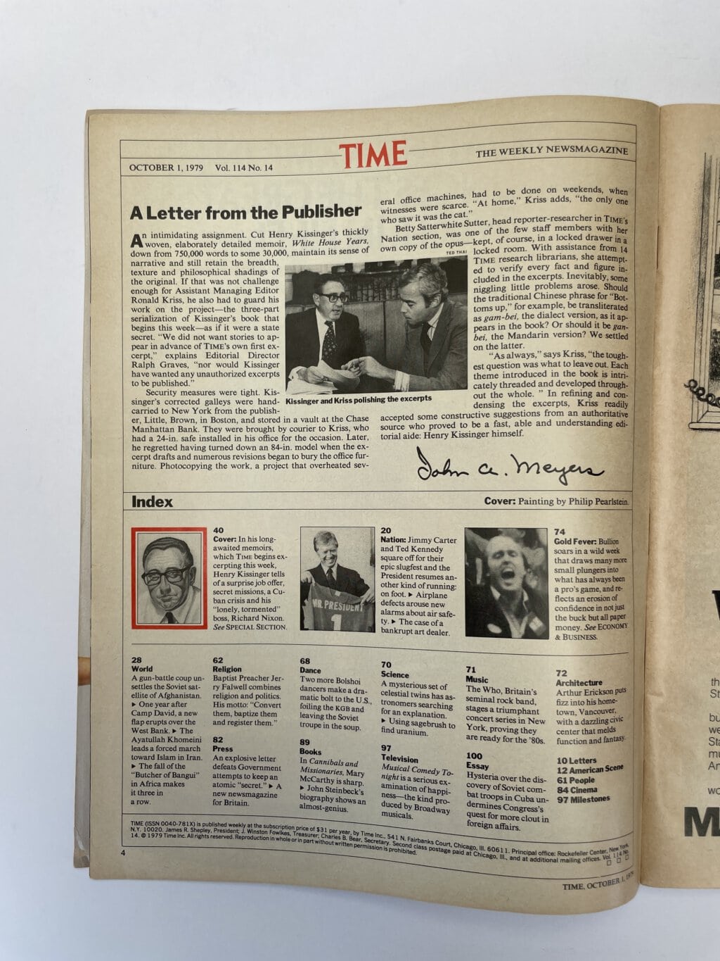 henry kissinger signed time magazine3