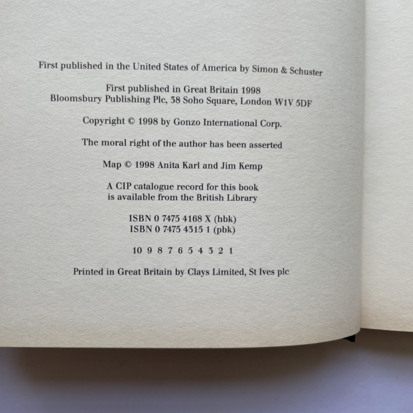 hunter s thompson the rum diary first edition2