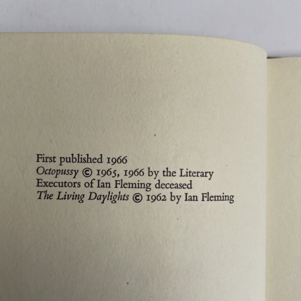 ian fleming octopussy first edi 450 2