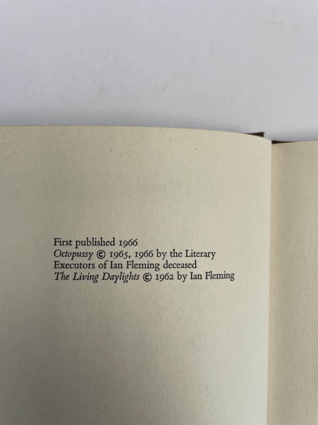ian fleming octopussy first edi 485 2