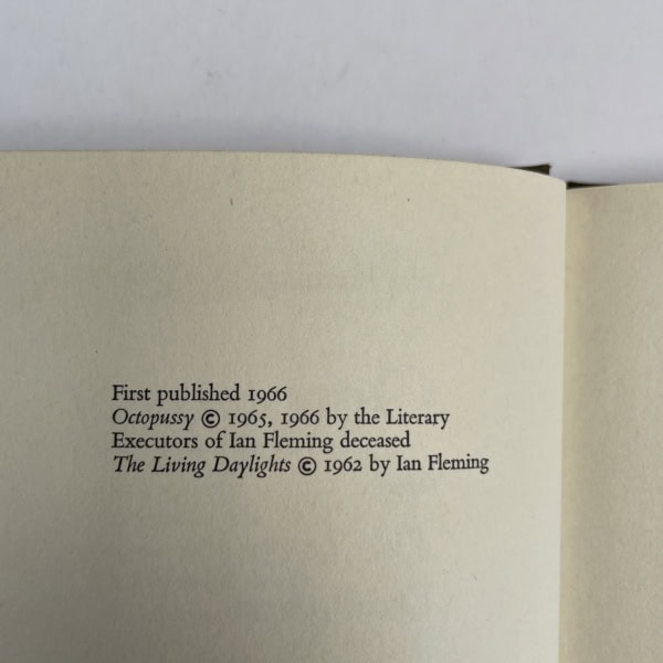 ian fleming octopussy first edi 485 2