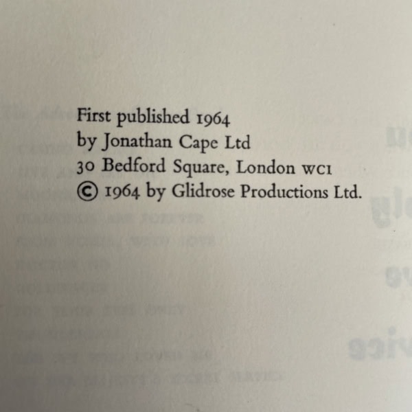 ian fleming you only live twice first edi 600 2