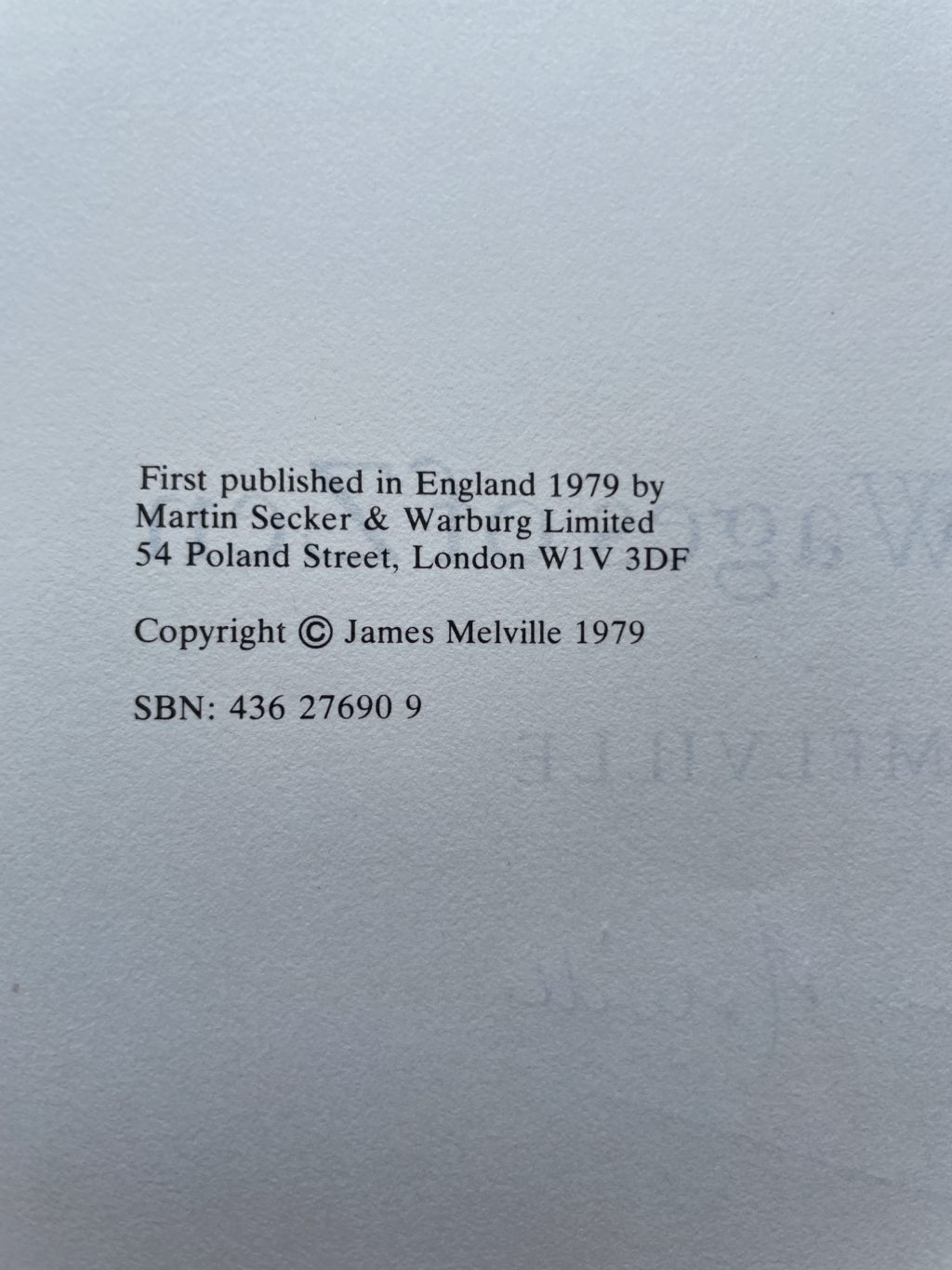 james melville the wages of zen signed first edition3