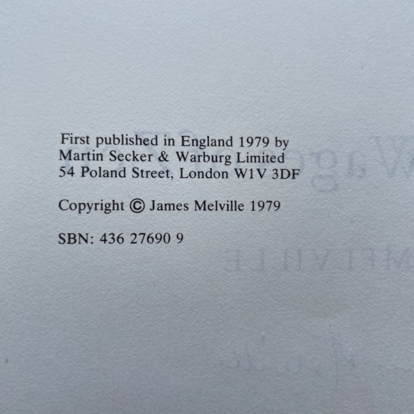 james melville the wages of zen signed first edition3
