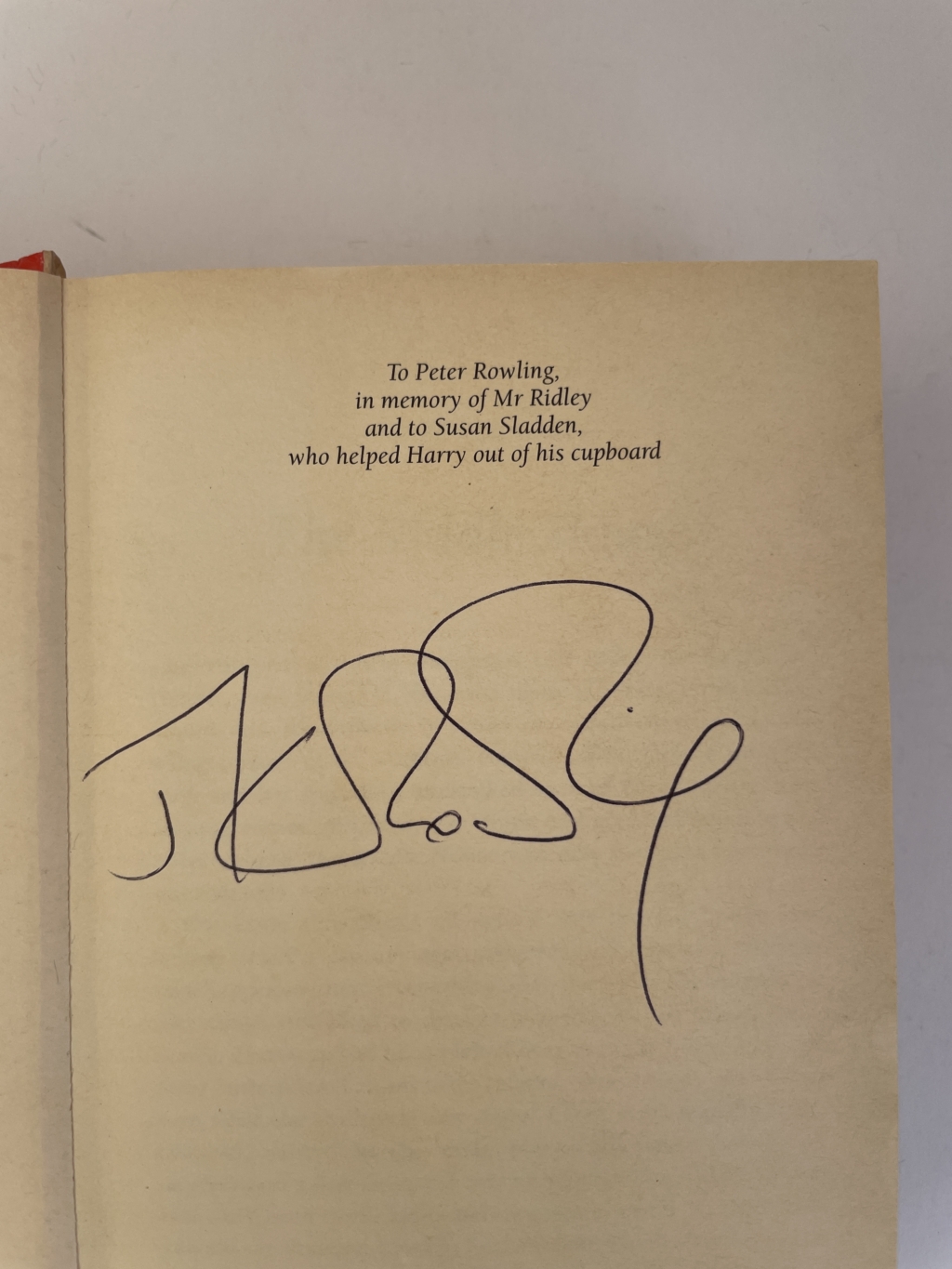 jk rowling hpatgof signed first3