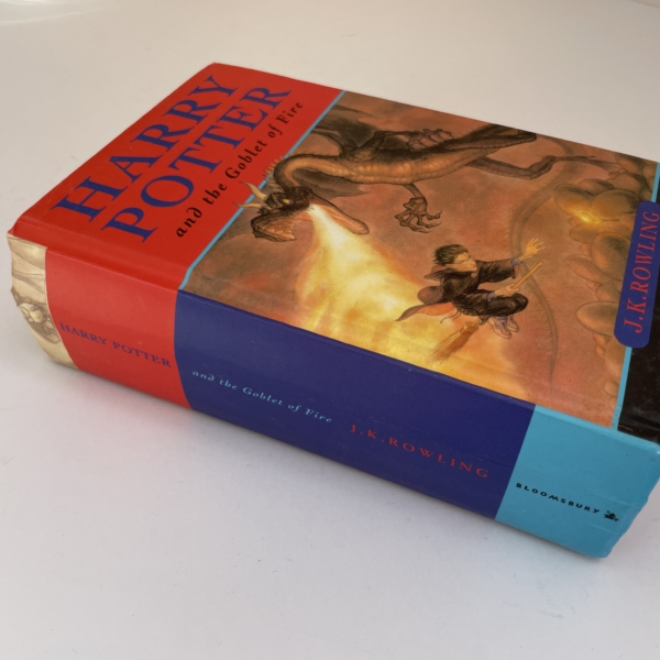 jk rowling hpatgof signed first4