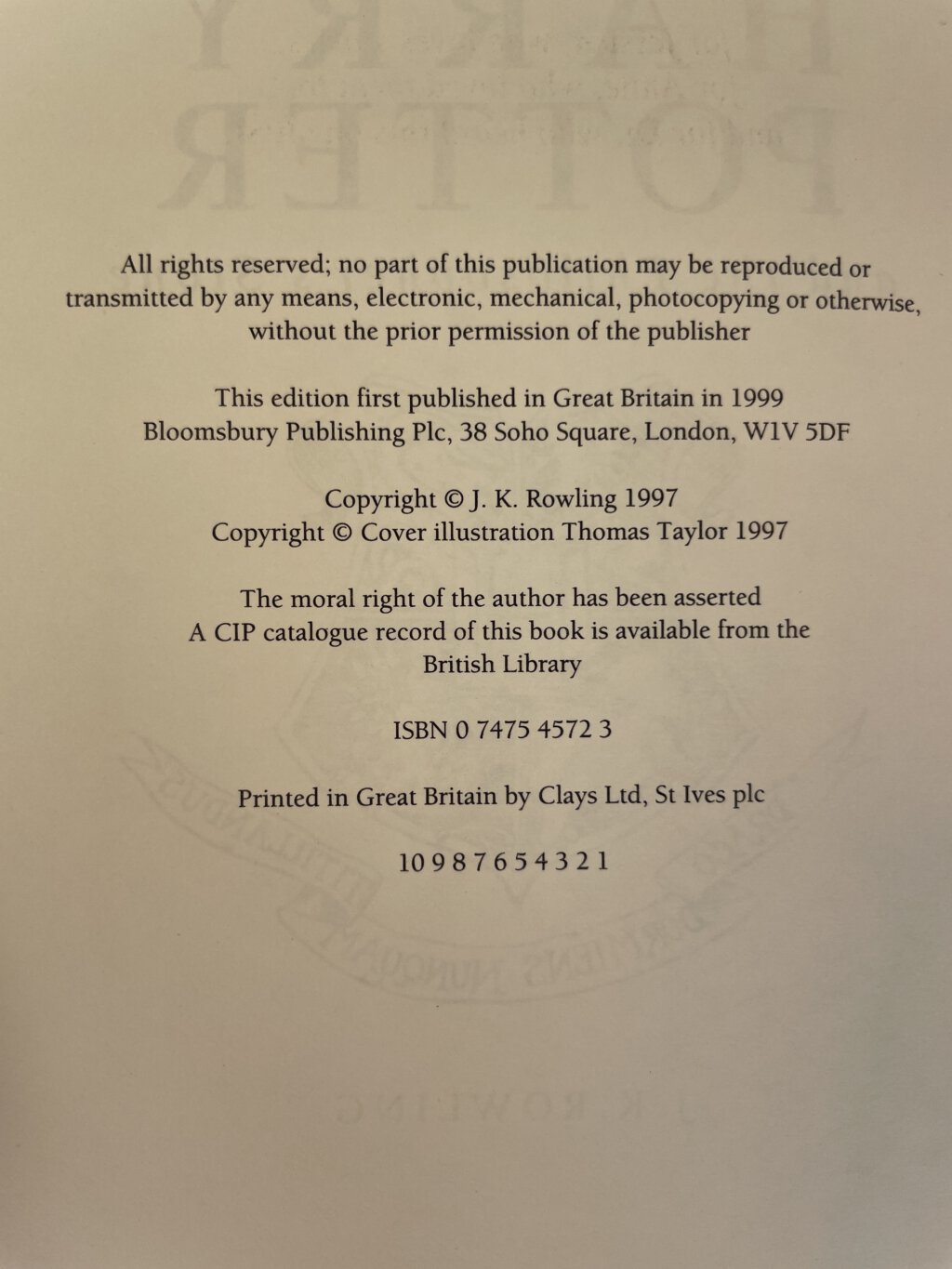 jk rowling hpatps first deluxe first2