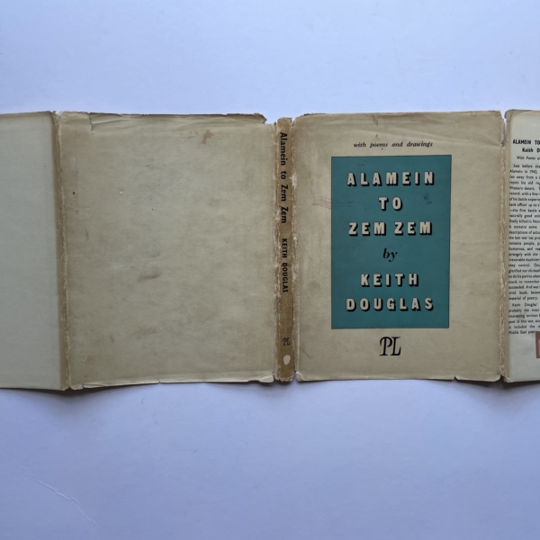keith douglas alamein to zem zem first edition4
