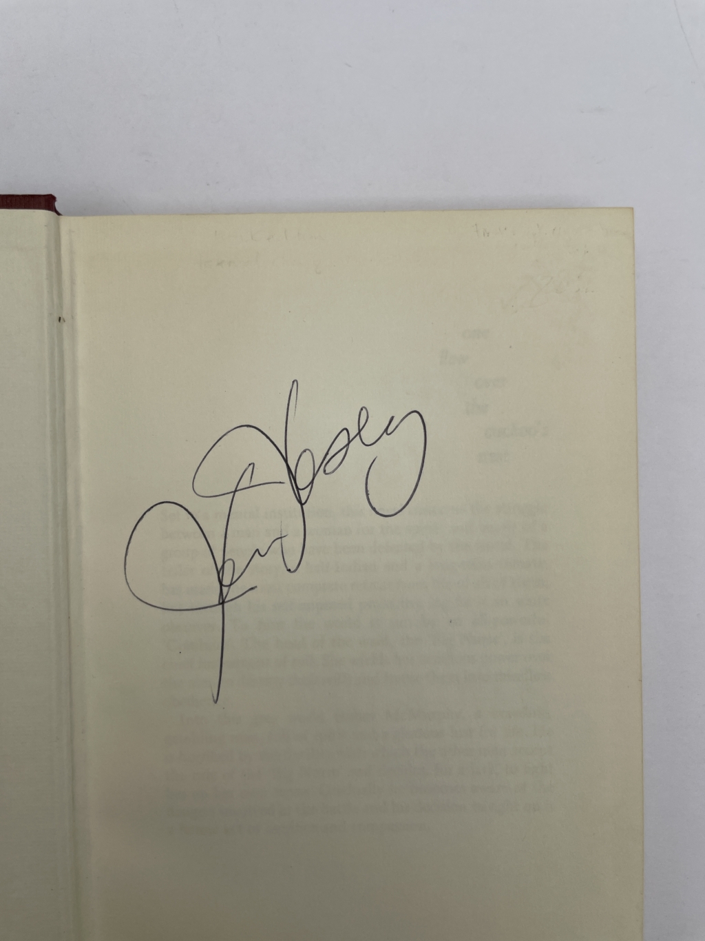ken kasey one flew over the cuckoos nest signed first 2