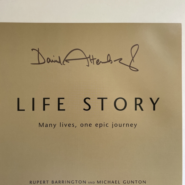 life story signed david attenborough first 2