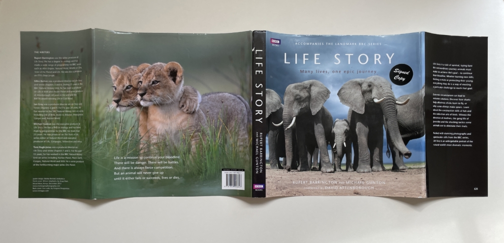 life story signed david attenborough first 5