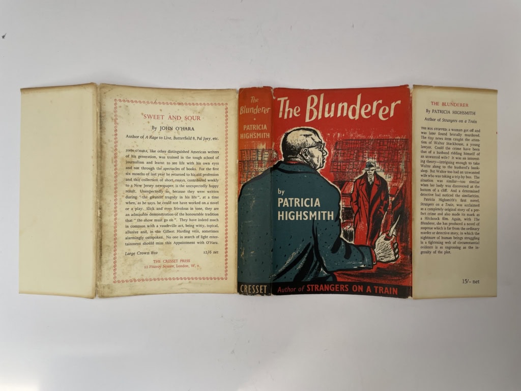 patricia highsmith the blunderer first edition4