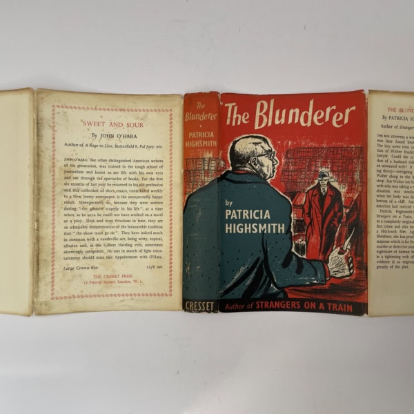 patricia highsmith the blunderer first edition4