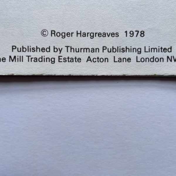 roger hargreaves 4th series firsts 3