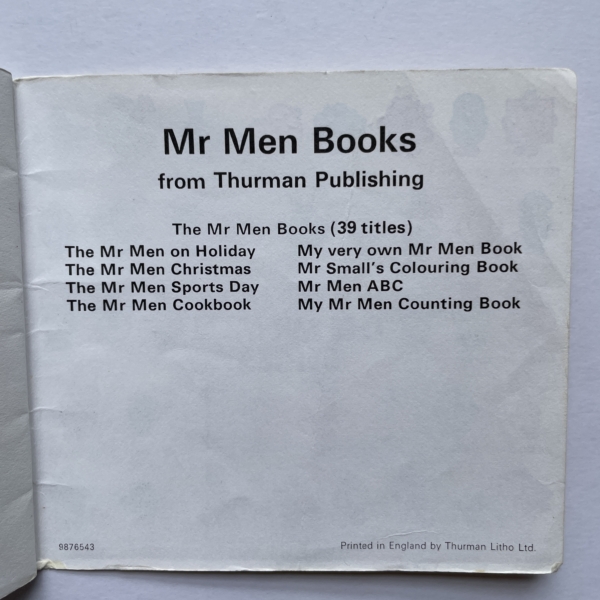 roger hargreaves 4th series firsts 4