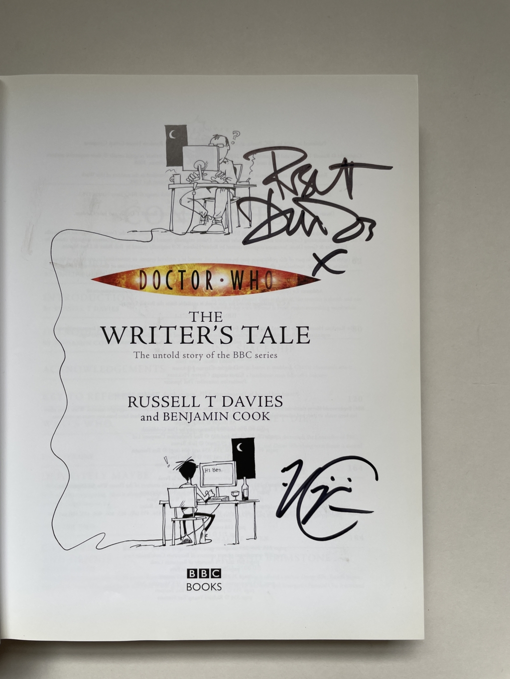 russell t davies doctor who winters tale signed first2
