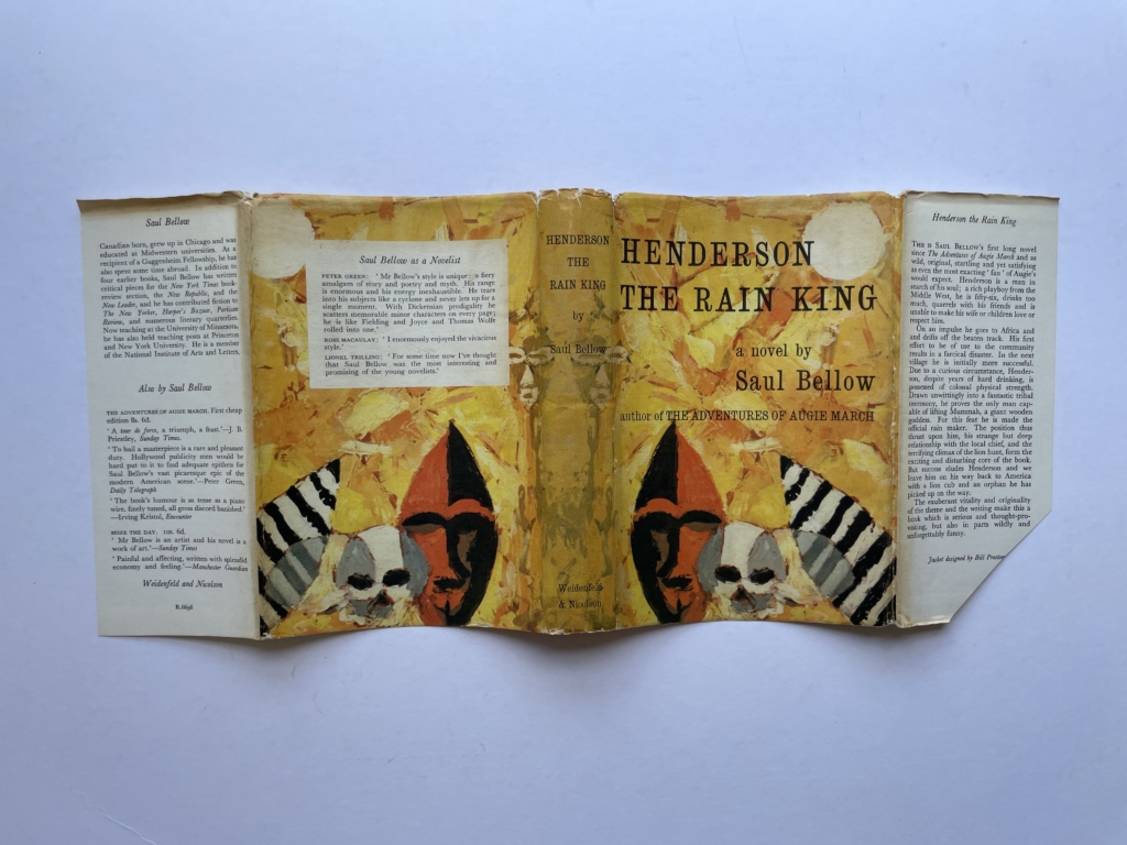 saul bellow henderson the rain king first edition4