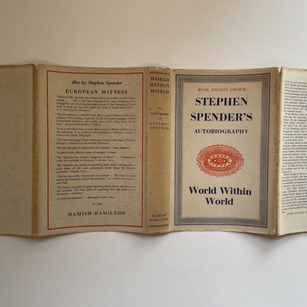 stephen spender world within world first edition4