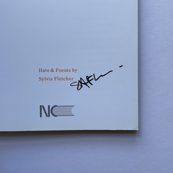 sylvia fletcher headfirst hats and poems signed3