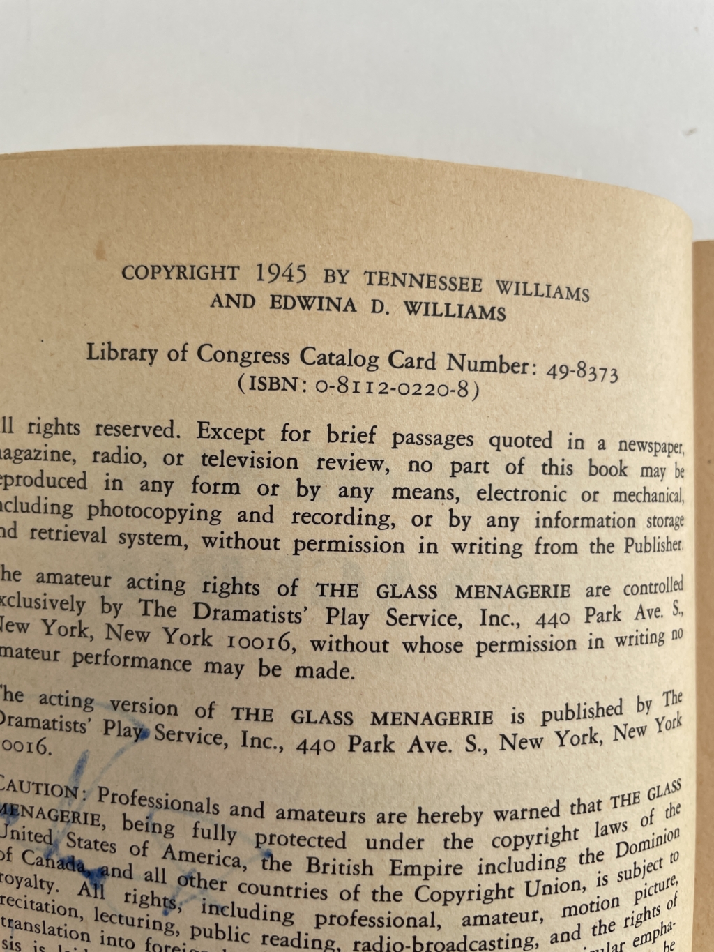 tennesse williams the glass menagerie multi signed 3
