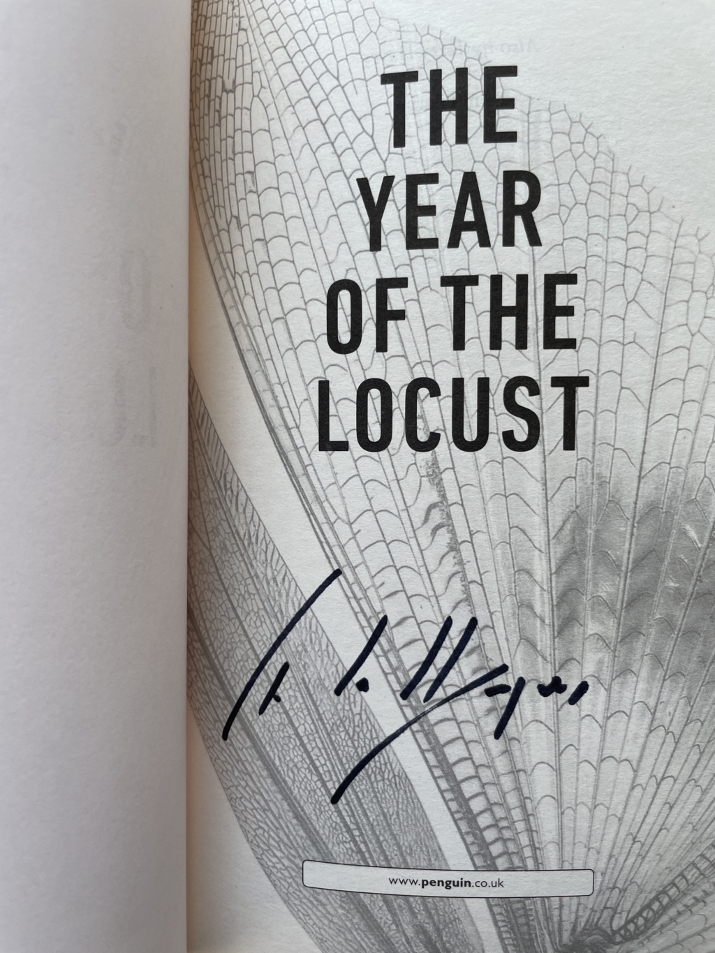 terry hayes the year of the locust signed first 2