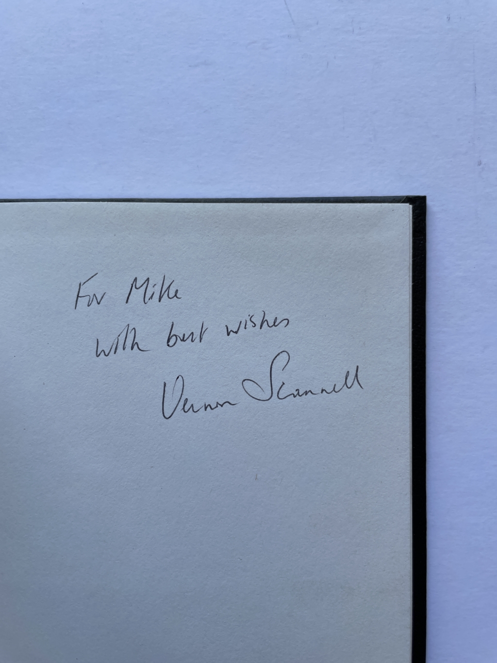 vernon scannell funeral games signed first edition2