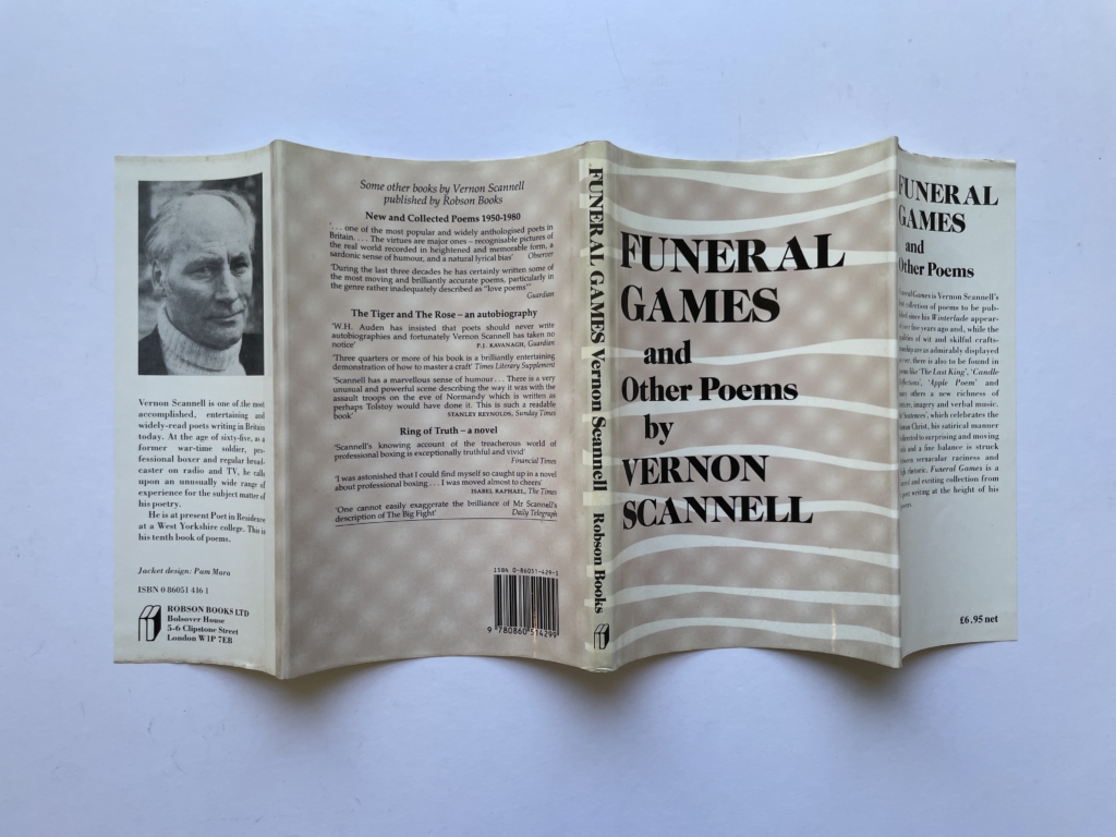 vernon scannell funeral games signed first edition5