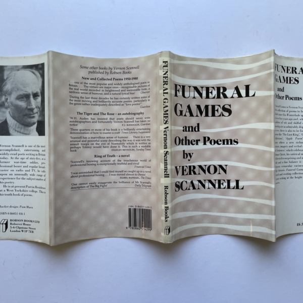 vernon scannell funeral games signed first edition5