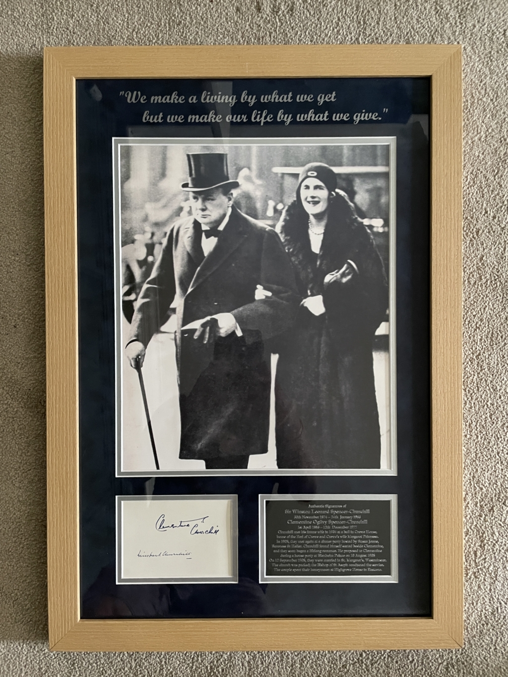 winston churchill the second world war with signed picture5