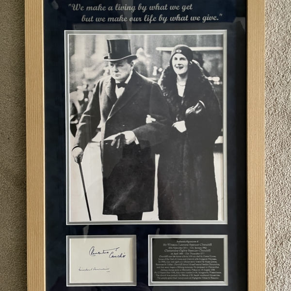 winston churchill the second world war with signed picture5